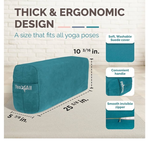 🧘🏽♀️yoga bolster☮️ - Picture 2 of 2